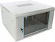 Pulsar Επιτοίχια Καμπίνα Rack 6U 60x60cm Γκρι RWA666-G