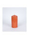Dekorative Orange Kerze 7x14cm 6 Stück