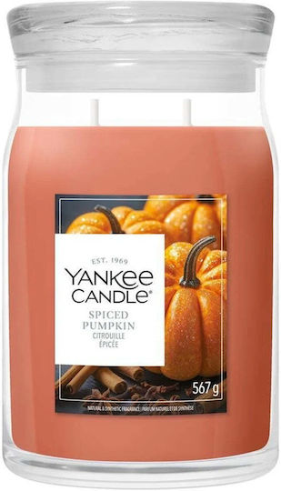 Yankee Candle Aromatisches Kerze Kugel mit Duft Kürbis 567gr