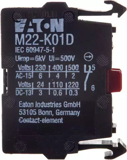 Eaton Спомагателен Контакт Индустриален Тип 110835