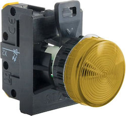 Spamel Lumina Indicator Panou Galbenă Single