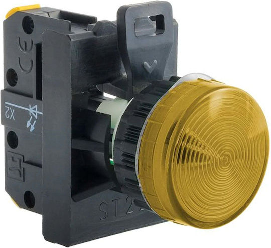 Spamel Lumina Indicator Panou Galbenă Single