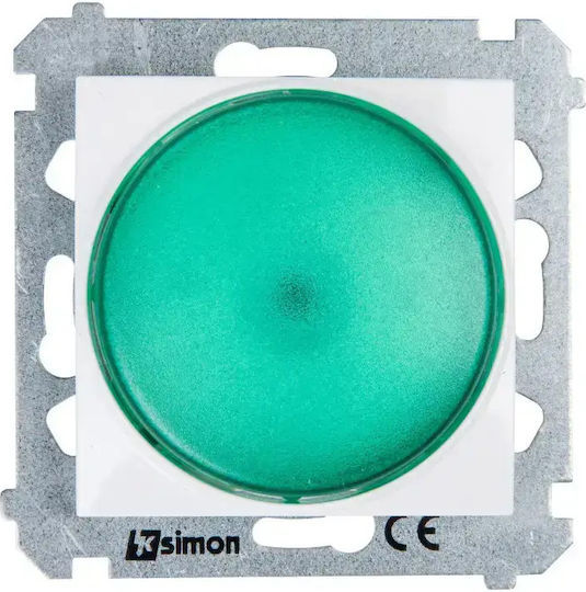 Kontakt-Simon Lumina Indicator Panou Single Verde