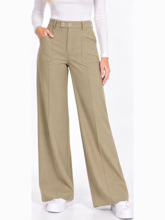 Women's Pantaloons in Regular Fit Brown WS-CP127-27TR-Brown
