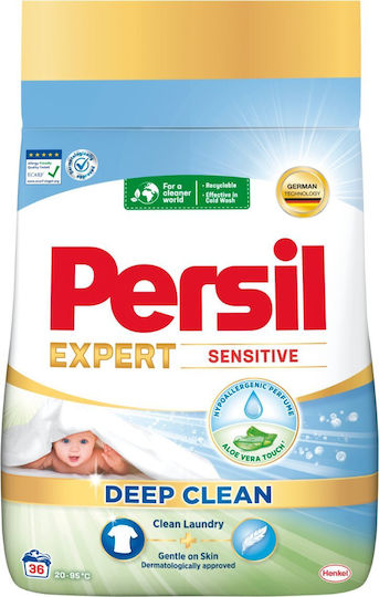 Persil Detergent Pentru Bebeluși Sub Formă de Pulbere pentru Haine Sensibile 1.98kg (36 Măsuri)