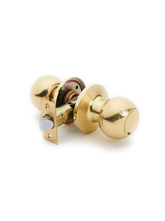 Front Door Knob Matte Brass