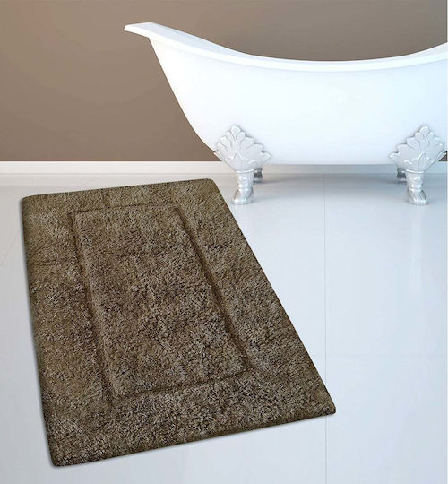 San Lorentzo Cotton Bath Mat Brown 50x80cm