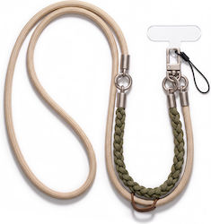 Etteri Flexi Strap 2în1 Decor Pentru Telefoane Mobile Bej