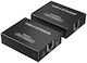 PremiumCord Захранващ Кабел PremiumCord 4-портов USB 2.0 Удължител Over Cat5 Cat5e Cat6 До 150m