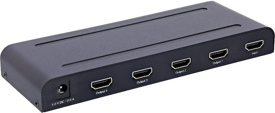 InLine HDMI сплитер Distributor 4-port 4k2k@60hz Compatible