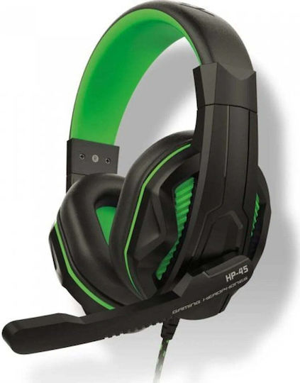 HP Steelplay On Ear Gaming Headset με σύνδεση 3.5mm / Bluetooth Πράσινο για PC