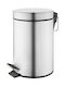 Wesco Wesco Metallischer Mülleimer mit Pedal 20lt Silber