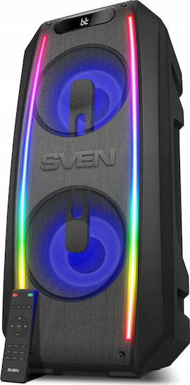 Sven Bluetooth Lautsprecher 100W mit Tischuhr Schwarz PS-740