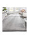 To megalo pazari Modern Schlafzimmer-Teppichsets Grau Hell TMP-5325 3 Stück
