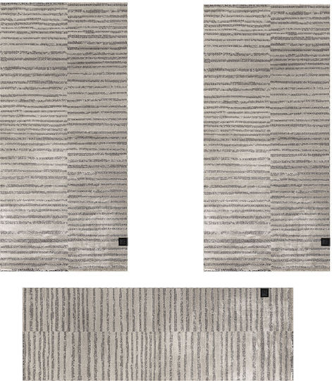 Guy Laroche Swing Σετ Μοντέρνα Χαλιά Κρεβατοκάμαρας Vison 1309425 3τμχ