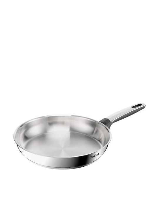 Tefal Emotion+ Τηγάνι από Ανοξείδωτο Ατσάλι 28cm