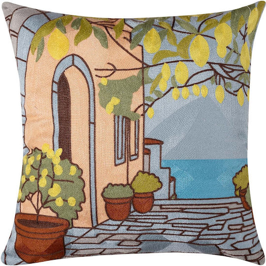 Silk Fashion Dekorativer Kissenbezug C19 Mehrfarbig 45x45cm