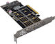 DeLock Κάρτα PCIe σε θύρα M.2
