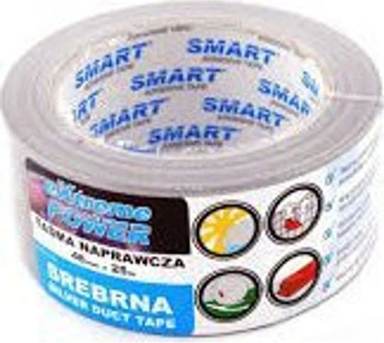 Smart Αυτοκόλλητη Ταινία Επισκευών Ασημί 50mx48mm