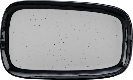 Servewell Servewell Servierplatte Rechtecke aus Melamin Weiß 24x14cm 6 Stück