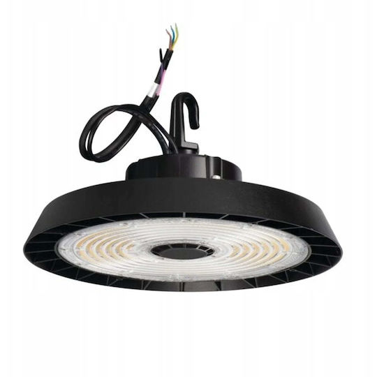 Kanlux Kommerzielle Glockenlichter 200W Naturweiß 17000lm mit Eingebaute LED Schwarz Ø33.6xH33.6cm