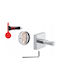 Tesa Moon Papierhalter Metallisch