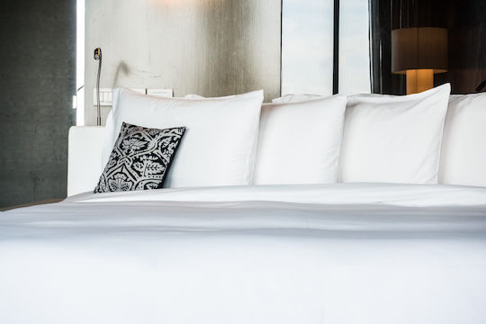 Sheet 50% Cotton-50% Polyester 160tc White 280x290cm