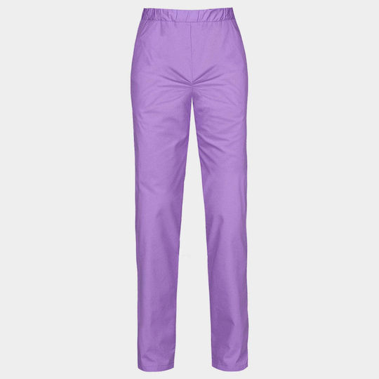 Beunique Pantaloni Medicali Unisex Violet Din Bumbac Și Poliester