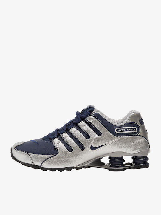 Shox Nz Ghete pentru bărbați Midnight Navy Metallic Silver