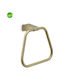 Gedy Einzelner Badezimmerring mit Schrauben Inox Gold