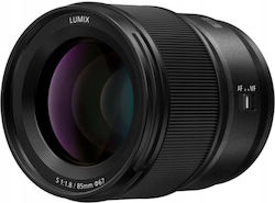 Panasonic Lumix S 85mm f/1.8 Fixed White Camera...