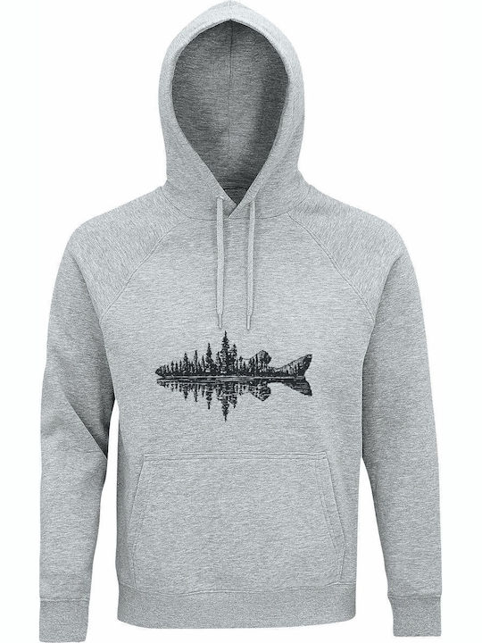 Hanorac Cu Glugă Bumbac Organic Unisex Forest F...