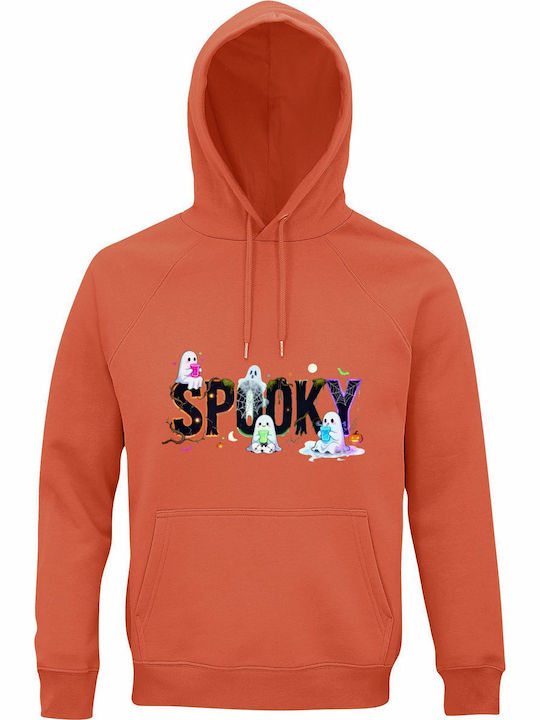 Hanorac Cu Glugă Bumbac Organic Unisex Spooky C...