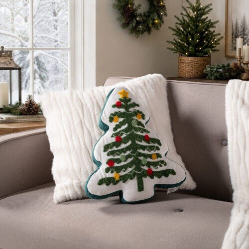 Teoran Perna Decorativă De Crăciun Brad 42x35cm