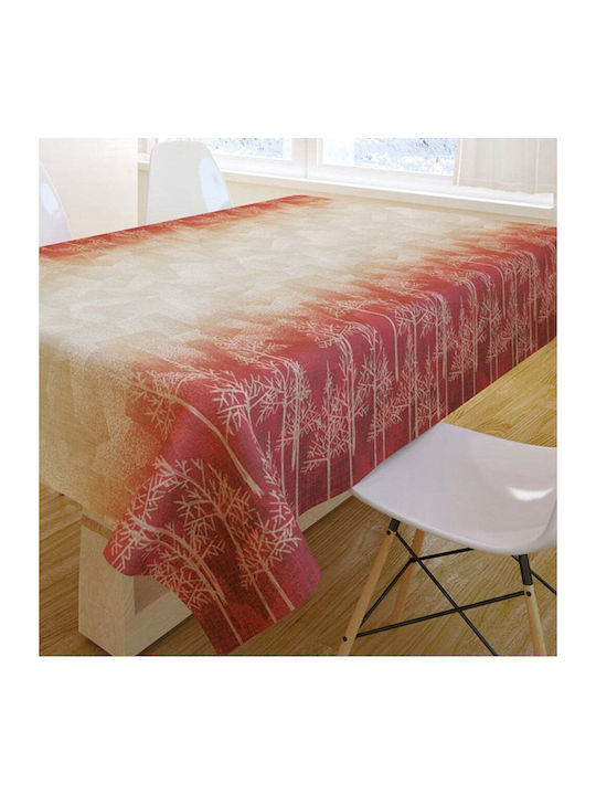 Saint Clair 2027 Χριστουγεννιάτικο Τραπεζομάντηλο Μπεζ 145x145εκ.