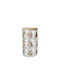 Zaros Zaros Weihnachtliches Glascontainer Transparent 21x11x11cm 550ml