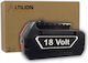 Altilion Energy Tool Battery 18V with Capacity 6Ah