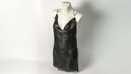 Ophelia's Dream Lingerie Shiny Dress Long Back Chains 10627
