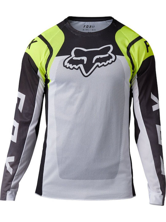 Fox Airline Tricou Pentru Bărbați Motocross Mânecă Lungă Culoare Galbenă