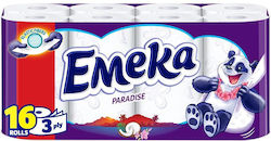 Emeka Hârtie igienică 16 role 3 foi