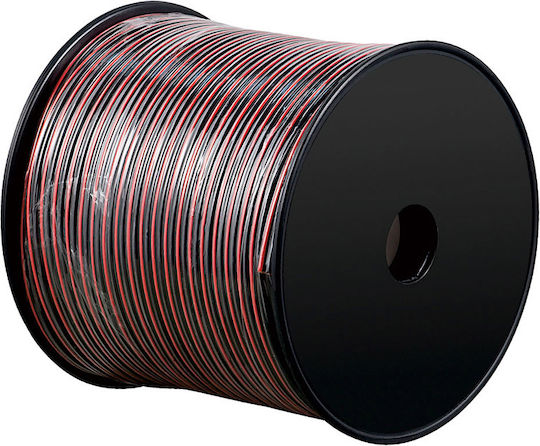 Atc-2075 Στροφείο Ηχου 2 X 0.75mm Kόκκινο-μαύρο 100m