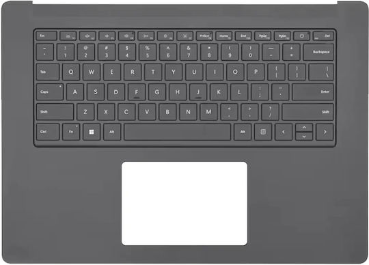 Top Case Keyboard Iso Uk Microsoft Surface Laptop 3 13.5" 1867 1868 Gray