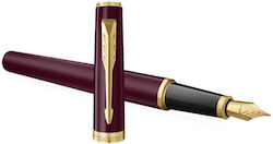 Parker Писалка Fine Червена с Червено мастило