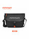 Men's Black Messenger Bag