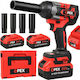 Opex Tools OPX28038 Bürstenloser Schlagschrauber Batterien 21V 2x3Ah mit Bitgröße 1/2"