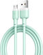 XO Regular USB 2.0 to micro USB Cable Πράσινο 1m NB208MicroGreen 1τμχ
