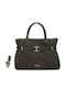 Damentasche Schulter Handtasche Crossbody Wildleder Khaki