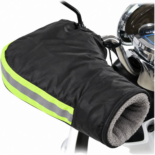 Angel Shopping Motorcycle Hand Rain Covers Waterproof Reflective Strip Pu Green