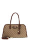 Samantha Knitted Women's Tote Bag Brown