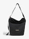 Damen Schultertasche Schwarz
